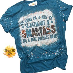 NEW ADULT UNISEX XLARGE Handmade "Smartass" Tee